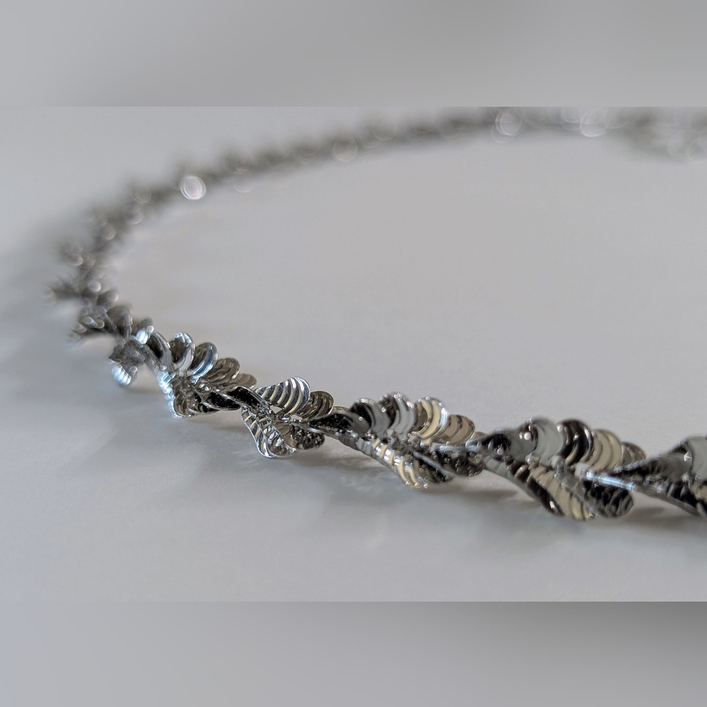 20" Sterling Silver 925 Twisted Heart 7mm Fancy Link Chain Necklace 15.4g